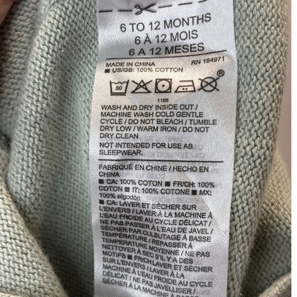 Janie & Jack Disney Lion King Simba Fair Isle Knit One-Piece Romper 6-12 Months - Picture 8 of 8